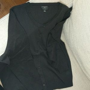 Talbots 1x black cardigan never worn